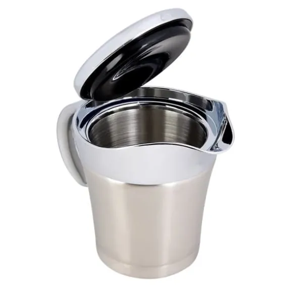 Isolerad såsbåt i rostfritt stål - dubbelvägg, termisk, 450 ml (liten)