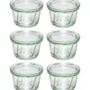 Jata WECK Muffinburk med rund kant 165 ml Uppsättning 6