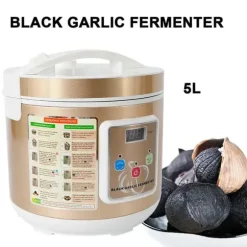 Jäsare för svart vitlök, 5 L intelligent vitlöksmaskin, 90 W, 12–15 dagars fermentering