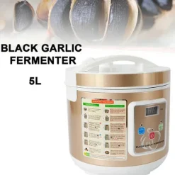 Jäsare för svart vitlök, 5 L intelligent vitlöksmaskin, 90 W, 12–15 dagars fermentering