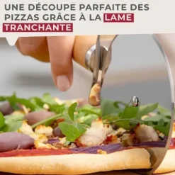 Jätte pizzahjul trähandtag Fackelmann Pizza & Pasta 31118