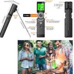 Jättesnabb, 2-3 sekunder Grill- Bak- och Kökstermometer