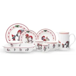 Julservis Äggkopp, 4-pack - Rolf Lidberg