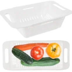 Justerbar kökssil för diskho, sil, durkslag för diskho, 32-44x20x8cm ORION 731623