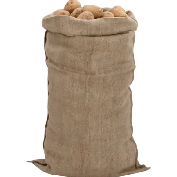 Jutesäckar 5-pack, ekologiska 100% jute, multifunktionella | Storlek: 65x135 cm | 340 gsm