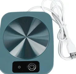 Kaffekoppvärmare, 55℃ Smart konstant temperaturkoppdyna USB-driven värmedyna för mjölkkopp, lämplig för hemmakök och kontor (grön)