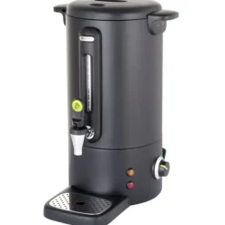 Kaffevärmare med droppfri kran svart Concept Line 10 l - Hendi 211458