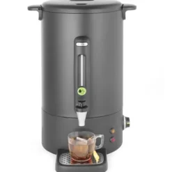 Kaffevärmare med droppfri kran svart Concept Line 10 l - Hendi 211458