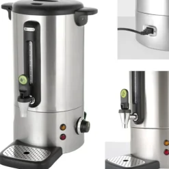 Kaffevärmare med droppfri stålkran Concept Line 10 l - Hendi 211410