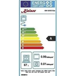 Kaiser Empire inbyggd spis med ugn Kaiser EH 6355Em + induktionshäll 60 cm Kaiser 6745 FI AD 60 cm