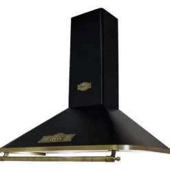 Kaiser Empire Rétro Vägghängd köksfläkt 90 cm, Vägghängd fläkt, Lyx tillverkare Kaiser, 3 hastigheter, 910m³/h, LED-belysning