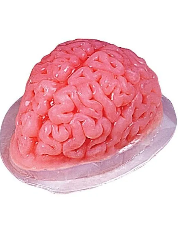 Kakform för gelepudding i form av hjärna till Halloween. Size-Standard