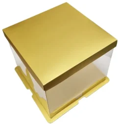 Kaklåda GULD 30x30x35cm HÖG