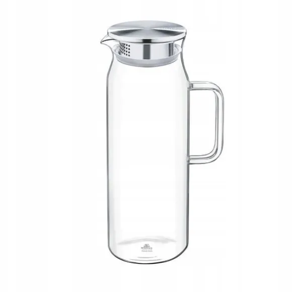 Kanna för drycker, juicer, vatten HIGH med metalllock Wilmax 1500 ml