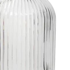 Karaff | NATIA | räfflad med propp, transparent | 1 l | 890999