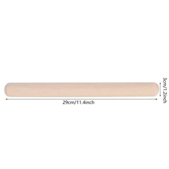 Kavel i massivt trä för bakning - 29 cm längd