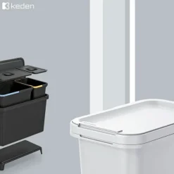 Keden Återvinningstunna 1x10l+1x23l Systema 57x29x41 Cm Durchsichtig