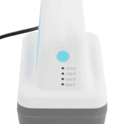 Kepsvärmepress - Handhållen press - 300 W - 4 lägen 130–190 °C - EU 220 V - Säkerhetsbas & kepskudde - Non-stick - 1 m sladd - Grön/Vit/Grå