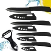 Keramiska knivar 6 tum till 5 tum 4" 3" knivknivar med zirconia skalarslida.