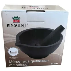 KINGHOFF KH-1197 KÖKSMURTEL AV GJUTJÄRN