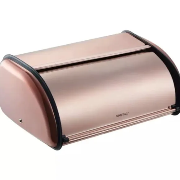 KINGHOFF KH-1840 ROSE GULD STÅL BRÖDLÅDA