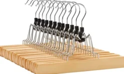 Kjolhängare 12-pack Byxgalge natur 25 cm