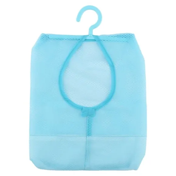 Kök Badrum Hängande Förvaring Klädnypa Mesh Bag Organizer Hängare Krok