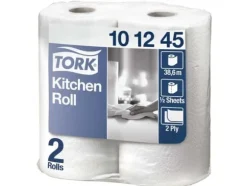 Køkkenrulle Tork Advanced Ekstra lang 2-lag 39.2m ark B14xH20.6cm,7 pk x 2 rl/krt
