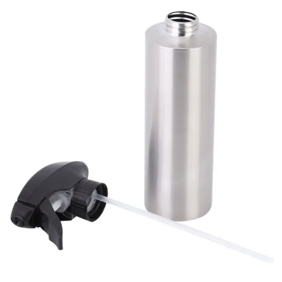 Kök 304 Rostfritt Stål Oljespruta Dispenser Olivolja Sprayflaska Matlagning Grillverktyg