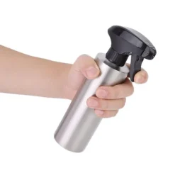 Kök 304 Rostfritt Stål Oljespruta Dispenser Olivolja Sprayflaska Matlagning Grillverktyg