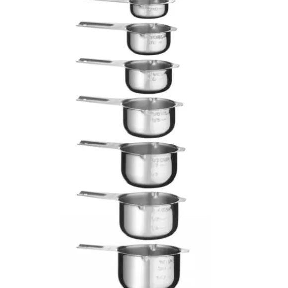 Köksbar mätkopp 30 / 60 / 80 / 120 / 160 / 180 / 240 ml - set med 7 st.