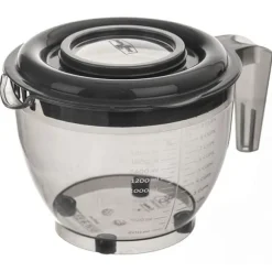 Köksbunke med lock, mätkopp, GRÅ, 2,5 l