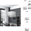 Köksfläktar - Living Hängande köksfläkt touchsensor LCD 55 cm rostfritt stål