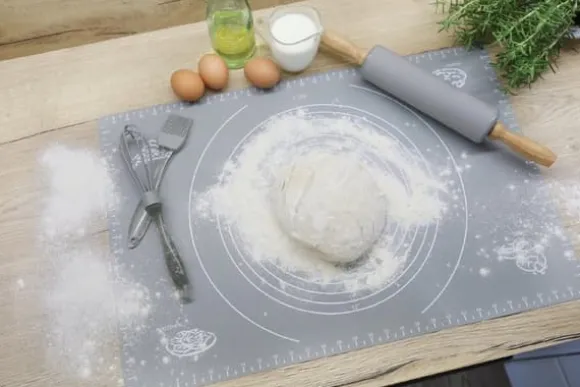 Kökskavel 38cm Silikon GRÅ ROTARY LARGE Rolling