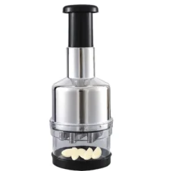 Kökskross Handpress Vitlökshackare Mincer Blad av rostfritt stål Manuell vitlökskross för paprika Lök Köksprylar