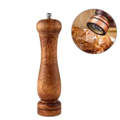 Kökskvarn - TEKNISK RABATT - Vintage - Ekträ - Keramisk kvarn - 26,7cm