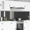 Köksplånbak 2 pcs Mörkgrå 110 x 60 cm härdat glas