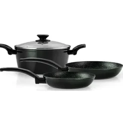 Köksredskap - FAGOR - Vivant 424 - Smidd Aluminium - Non-stick - 4 Delar Svart