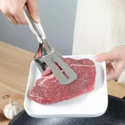 Köksredskap - Rostfritt Stål - Multifunktionell Stekpincett - 28 cm - Modern Design - 2-i-1