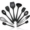 Köksredskap - TD® - Set om 10 - Silikon - Rostfritt stål - Svart