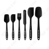 Köksredskap - TD® - Silikonspatel - 6 delar - Non-stick - Svart