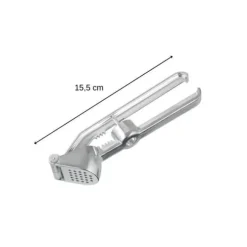Köksutensil - Fackelmann - 3-i-1 vitlökspress - Aluminium - Kärnfria - Nötknäckare