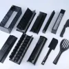 Köksverktyg - TD® - Set med 10 delar - Sushi-tillverkning - Svart färg - Material ABS