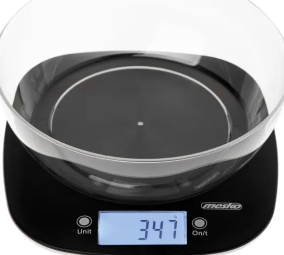 Köksvåg Adler köksvåg med skål | MS 3179w | Gradering 1 g | Displaytyp LCD | Vit