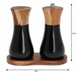 KLAUSBERG KB-7594 akacia salt och peppar set med kvarn