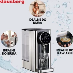 KLAUSBERG KB-7880 2,7L varmvattenautomat med temperaturkontroll
