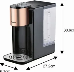 KLAUSBERG KB-7879 2,2L varmvattenautomat med temperaturkontroll