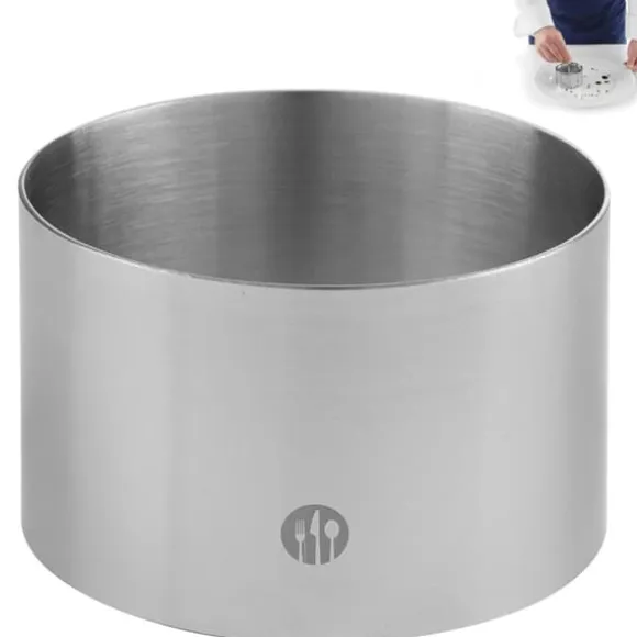Kockkonfektering i rostfritt stål, diameter. 70mm höjd 45mm - Hendi 512104