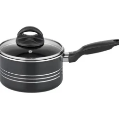 Kokkärlsset - Induktion - GSW - MILANO NERO - 15 delar - Massiv aluminium - Svart