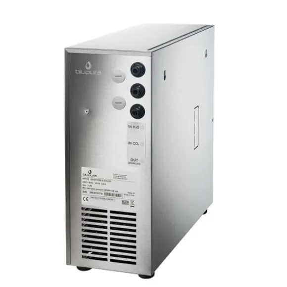 Kolsyremaskin, vattendispenser, vattenautomat, vattenmaskin, vattenkylare, kolsyrat vatten maskin, bubbelvatten maskin, carbonator Blupura, underdisk | CDON